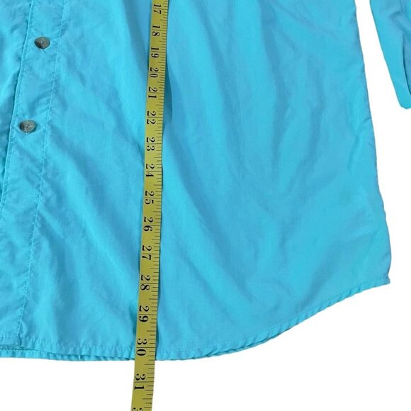 Columbia PFG Shirt Men’s Size Large Seafoam Green Performance Fishing Ventilated - Picture 4 of 5